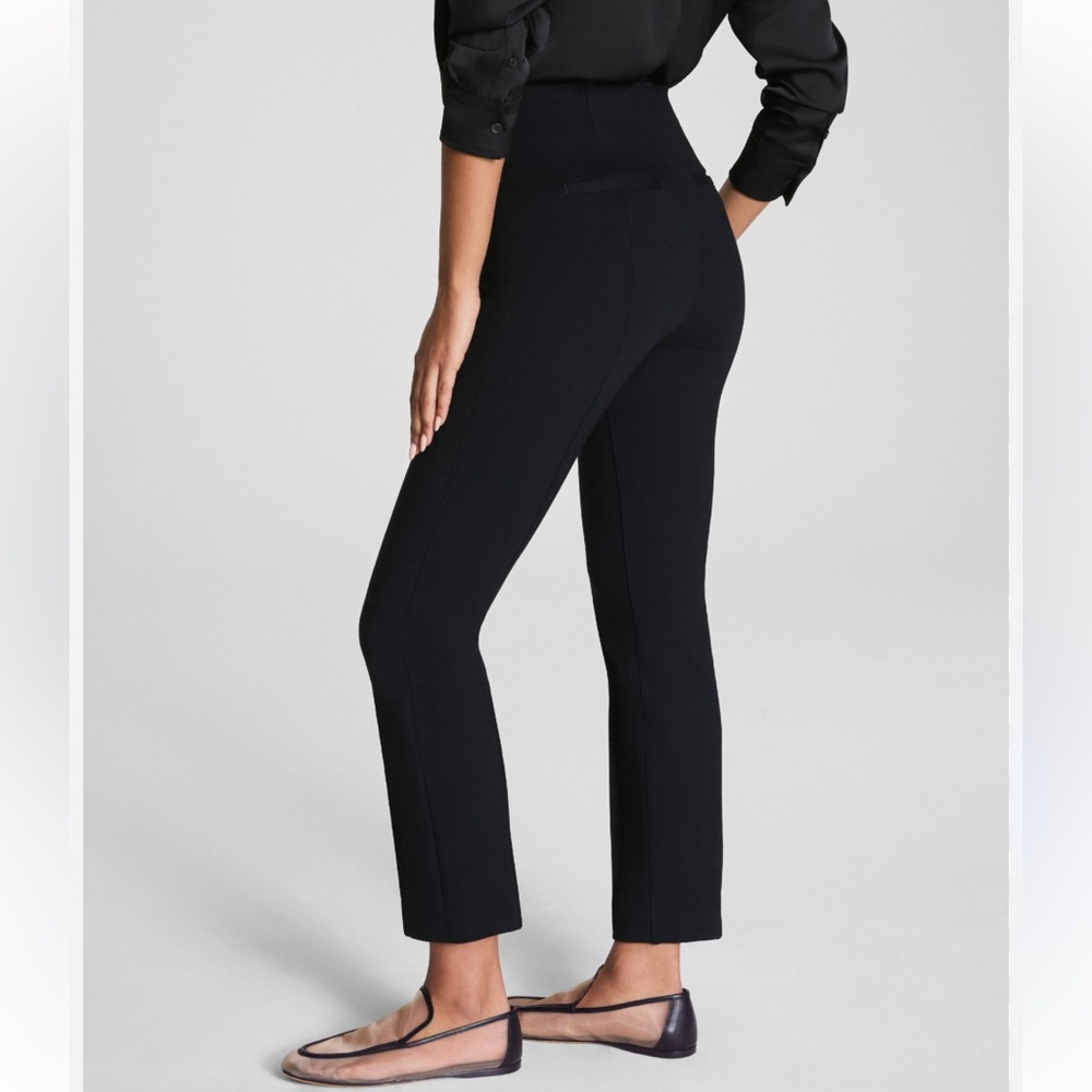Spanx Perfectfit Pointe Black‎ Ankle Slim Pants Slimming Business Casual Classic